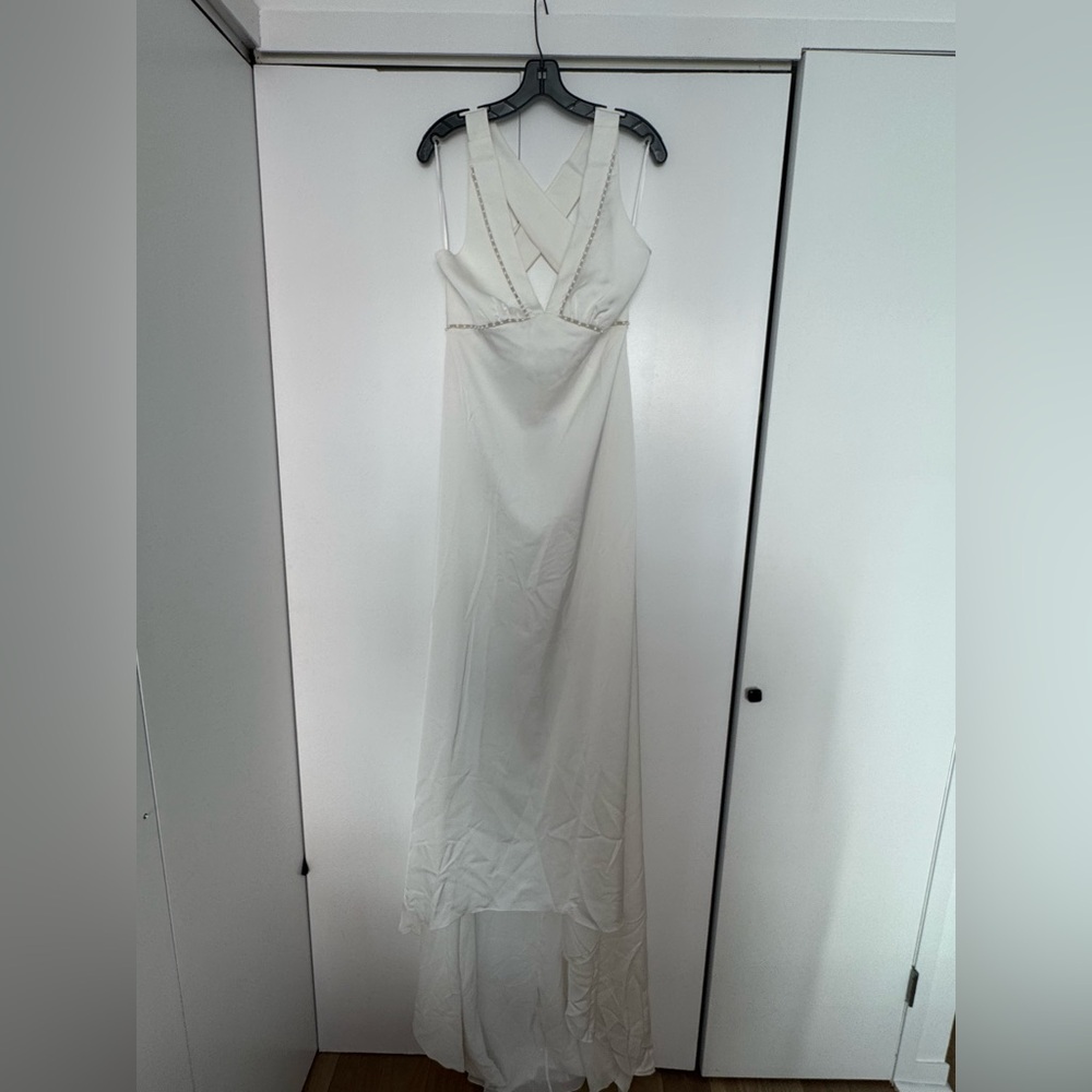 Sachin & Babi NWT BHLDN Anthropologie Astor Bridal Gown Sz 4 - Picture 5 of 16